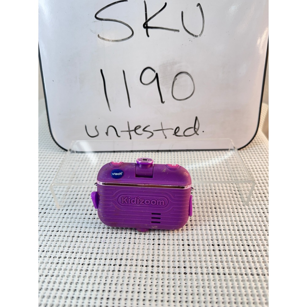 VTech Digital Camera Girls OS Purple Kidizoom Action Cam Untested SKU 1190 - Picture 4 of 9